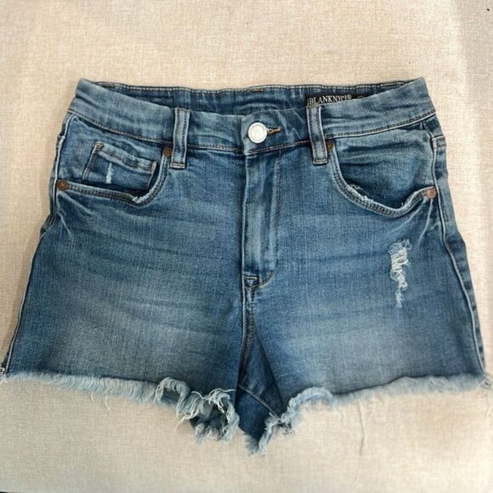 Distressed Jean Shorts